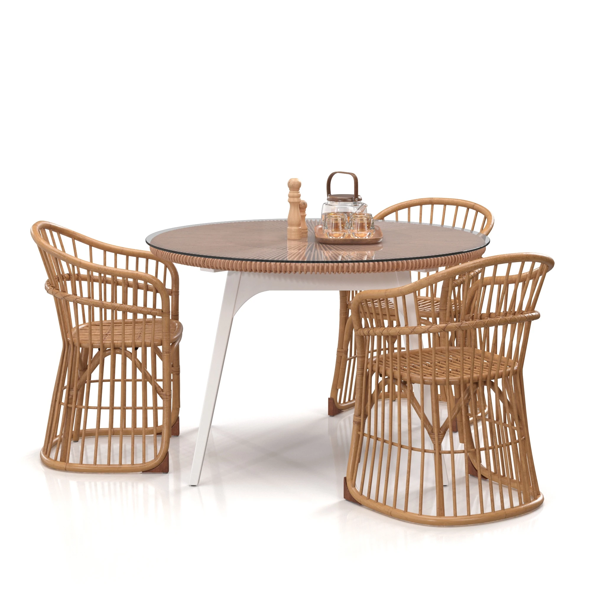Dining Set 09 3D Model_04